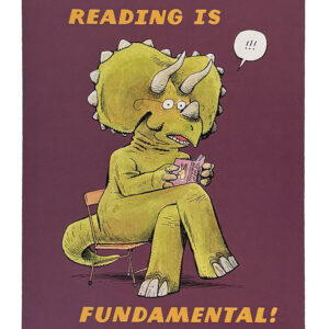 Andy's Print Drop #1: 'PSA: PREHISTORIC SERVICE ANNOUNCEMENT' by Dustin Harbin